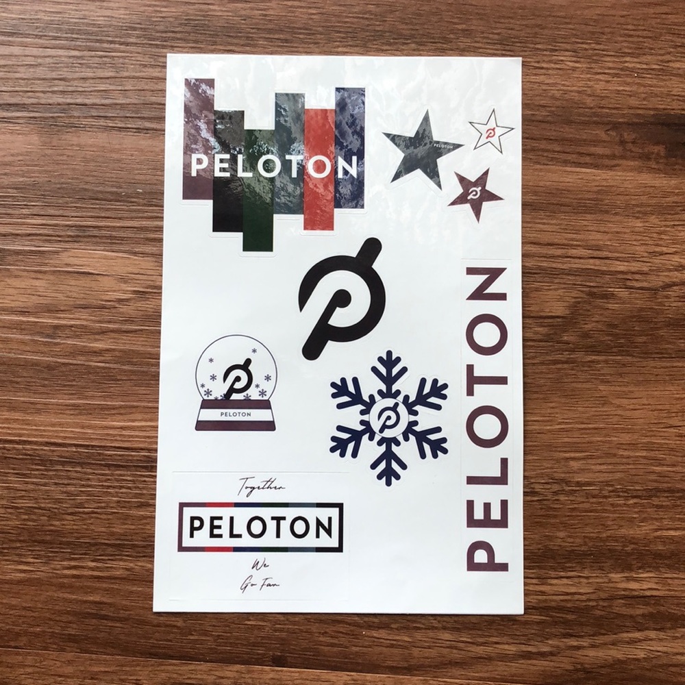 Peloton stickers